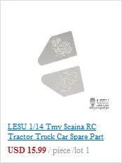 LESU Металл V8 логотип для 1/14 RC Sca грузовой тягач автомобиль DIY Deco часть TH02294