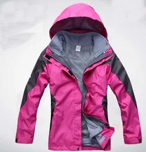 Thermal Woman Winter 3 in 1 Jacket Women Outdoor Windproof Waterproof Fleece Coat Skiing Camping Trekking Hiking Mountaining J20