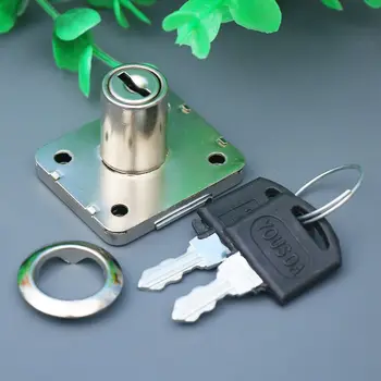 

Hot New 1pcs Cam Cylinder Locks Door Cabinet Mailbox Drawer Cupboard Locker Security Furniture Locks With Plastic Keys Hardware