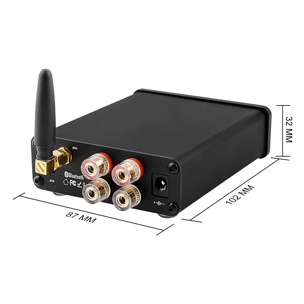 Усилитель мощности BRZHIFI Mini TPA3116 Bluetooth 5 0 50 Вт * 2 А|Усилители мощности| |