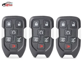 

KEYECU 3 Pcs/lot Remote Smart Key Fob Case 6 button for Chevrolet Suburban Tahoe GMC Yukon XL 2015 kigoauto FCC:HYQ1AA