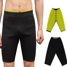 Горячие формы Мужские Термо Упражнение тело формируя плотный животик шорты подходят неопрен Пот тела формы шорты Компрессионные тонкие шорты
