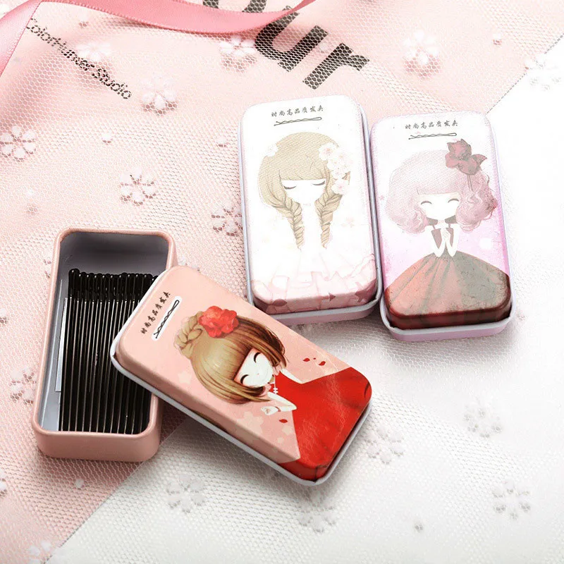 

15 Pcs/Box Curly Wavy Hair Clips Crude Black Metal Hair Barrettes For Women Girls Hairstyle Hairpins Bobby Pins Hair Styling Too