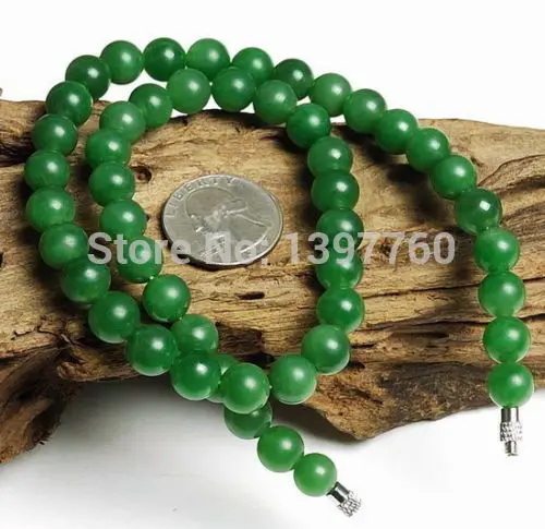 

.216 green hetian stone necklace