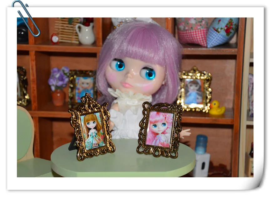 Бесплатная доставка Мода 1/6 кукла аксессуары 2 шт./компл. рамка для Blyth Azone Momoko licca bjd