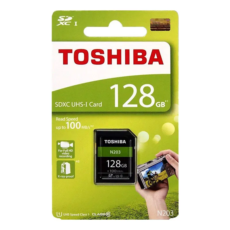 Оригинал TOSHIBA 32 Гб 64 U1 класс 10 SDHC SDXC карта памяти 256 ГБ sd 128 100 МБ/с./с для камеры
