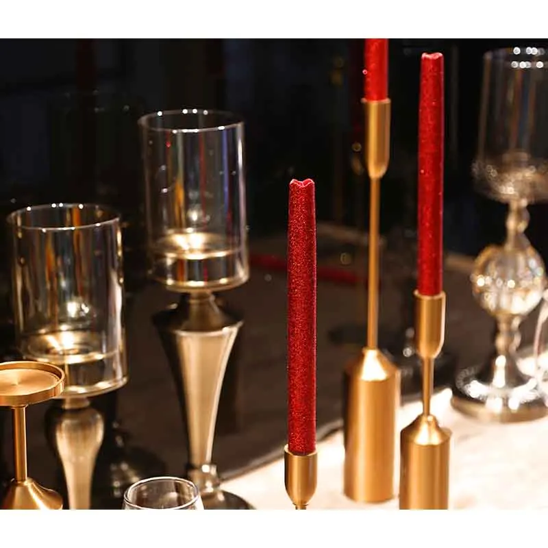 9" LED Flameless Dripless Led Taper Candles with Timer Function