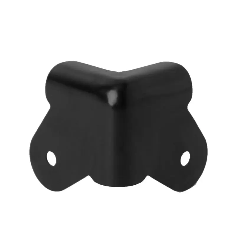 

4PCS Speaker Corners Metal Angle Rounded Protector Guitar Amplifier Stage Cabinets Accessories Black
