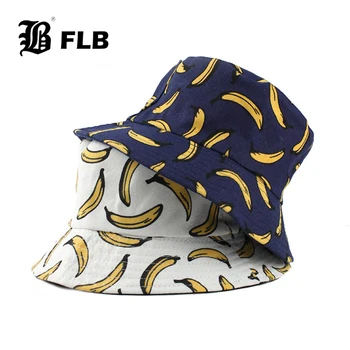 

[FLB] Summer Foldable Banana Bucket Hat Women Outdoor Cotton Fishing Hunting Cap Men Basin Chapeau Sun Prevent Hats F373