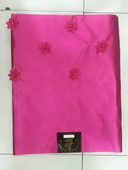 

Wholesale nigerian African Sego Headtie with flower African Party Headtie Sego 2Pcs/Set High Quality Nigerian Headtie Gear 2018