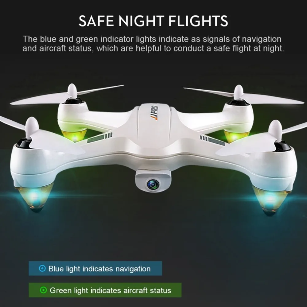 

JJPRO X3 Wifi Camera FPV Drone 2.4G Dual GPS Positioning 1080P HD Brushless RC Drone Quadcopter One Key Return Helicopter