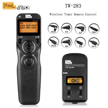 Pixel TW-283 Wireless Timer Remote Control Shutter Release for Canon Nikon D90 D5100 D3200 D3300 D3100 D7100 D5200 Sony Camera