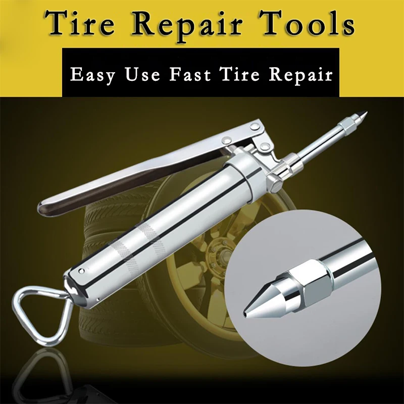 Outdoor self driving emergency vacuum tire fast tire repair kit tire