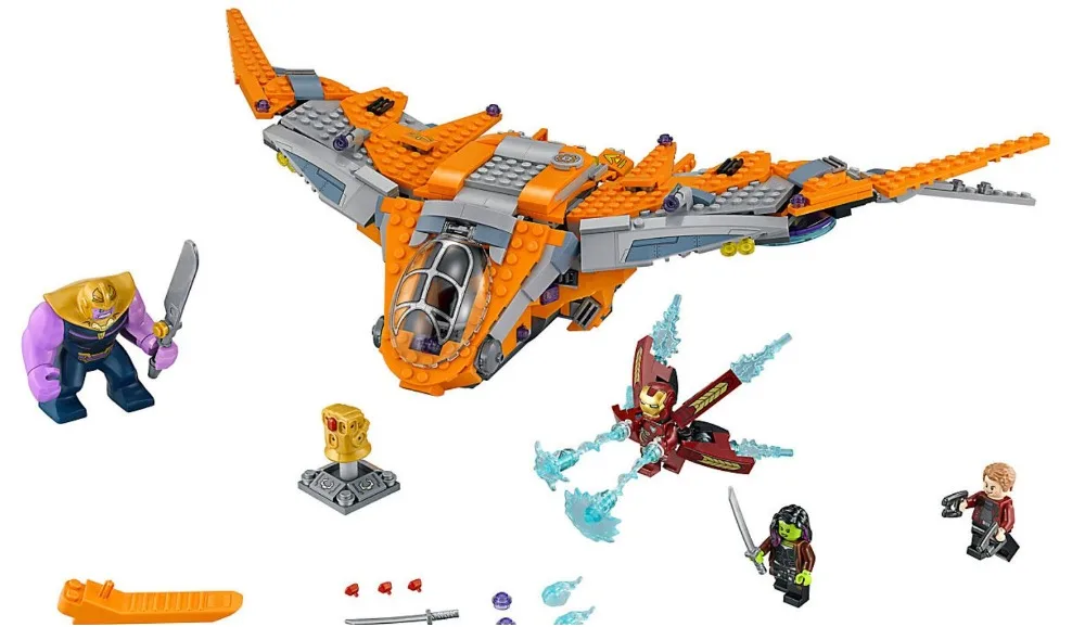 

07103 Super Heroes Thanos: Ultimate Battle Set Model Building Block 1125pcs Brick Toys Compatible With Bela 76102