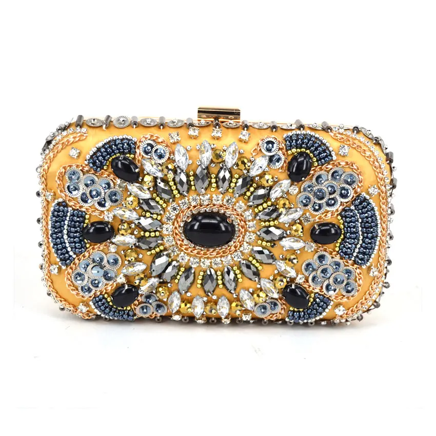 Women's Pearl Beaded Evening Bags Factory Selling Pearl Beads Clutch