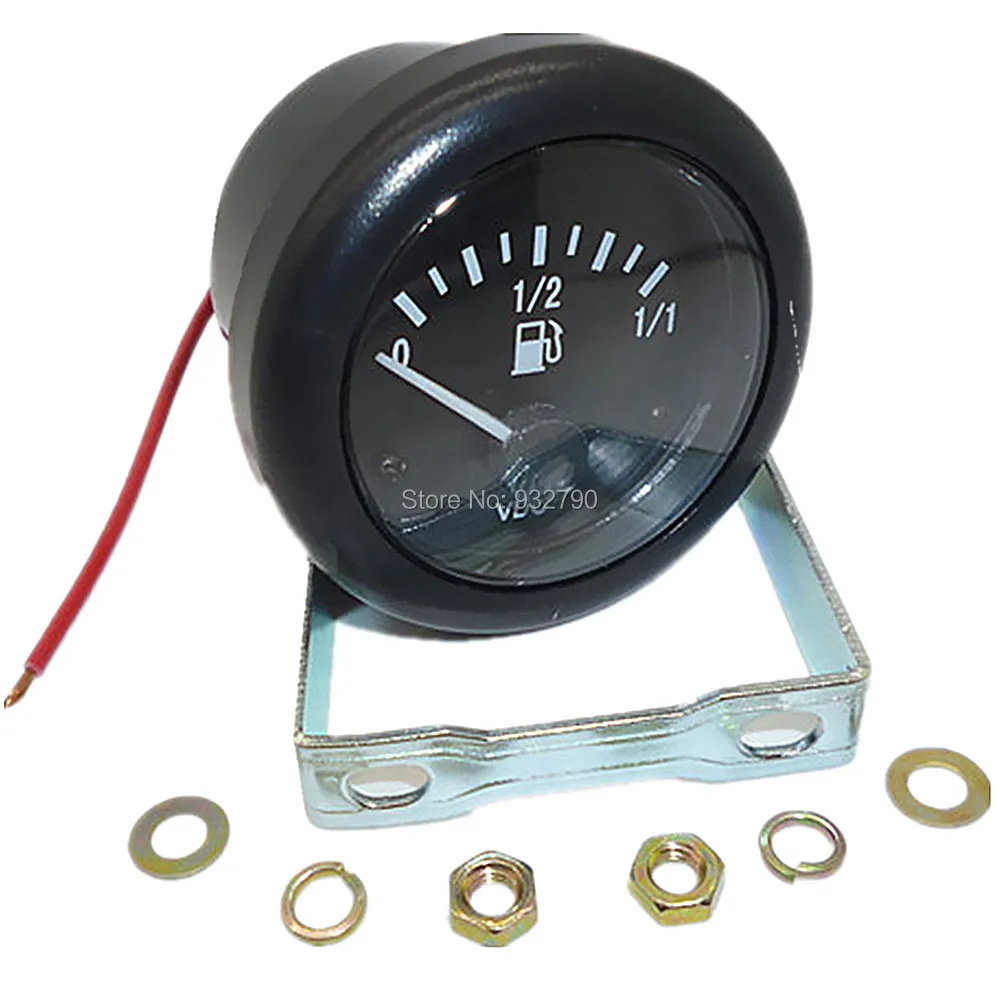 Car Motorcycle Auto 12v Fuel Gauge 2 1/16" 52mm Mounting Holes Fuel