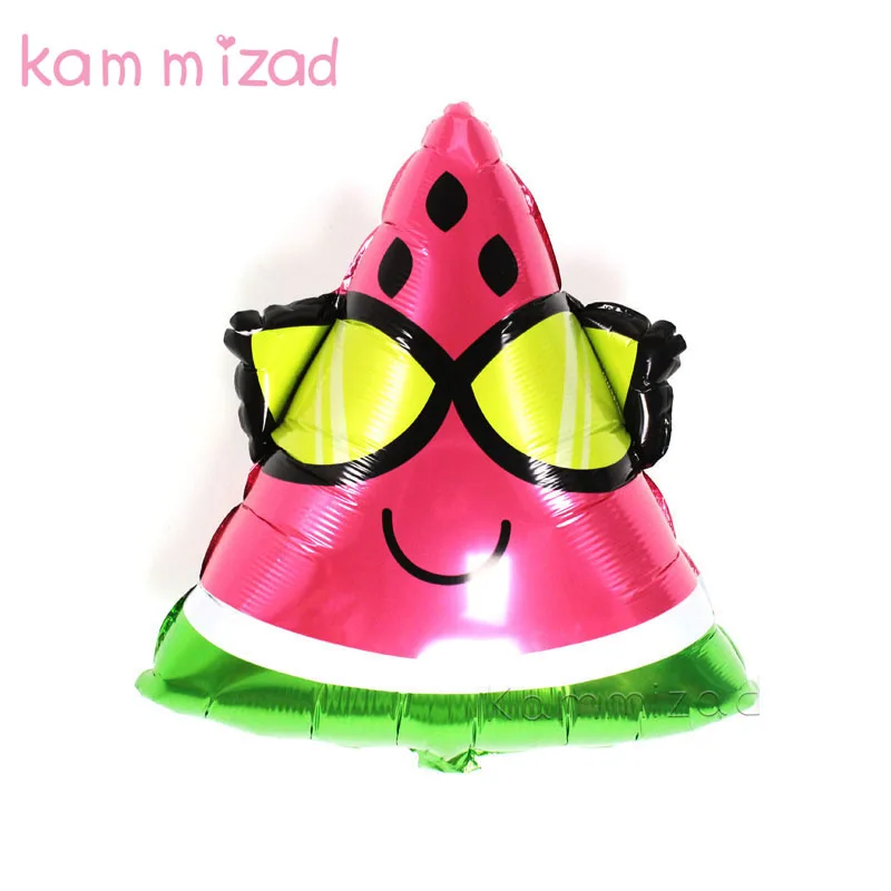 

KAMMIZAD 50pcs/lot 58*43cm watermelon helium Balloon Tropical Luau Party Ballon Wedding Decoration Birthday festival Supplies