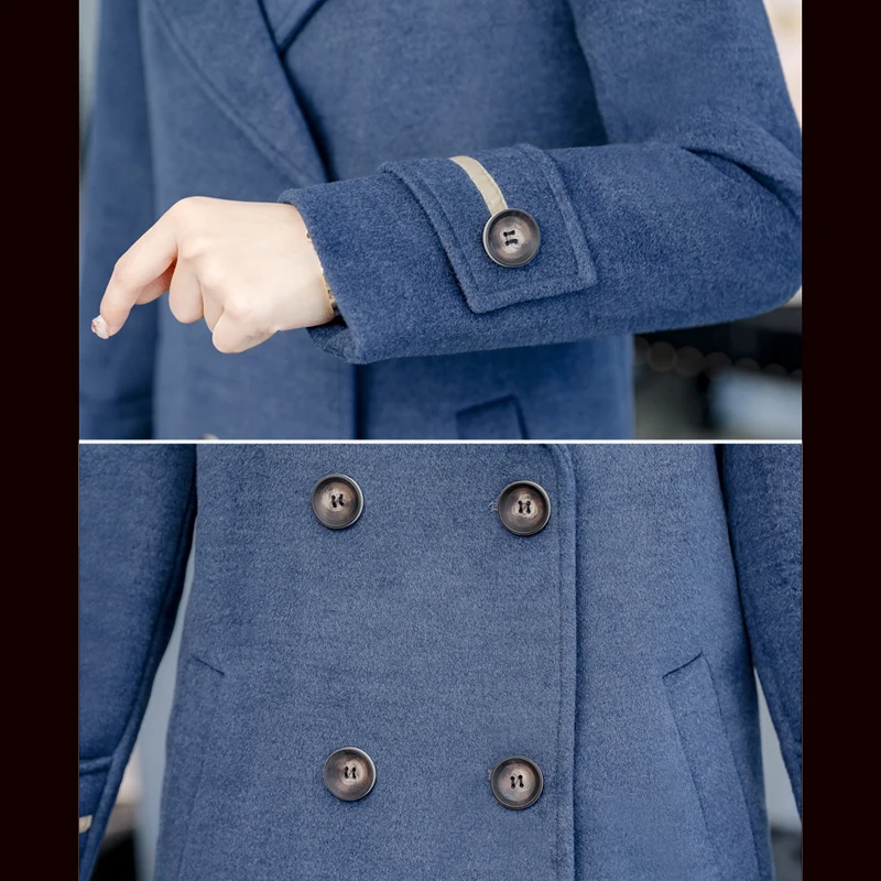 YICIYA, Женская шерстяная куртка, пальто, зима осень размера плюс, большой, 4xl, Длинный блейзер, костюмы, элегантная одежда, тонкие пальто