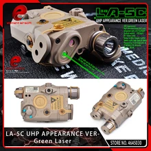 Element Airsoft Тактическая Военная LA-5C UHP PEQ Зеленая лазерная подсветка для оружия Combo LA5 IR лазерный светодиодный светильник Softair PEQ15 для охоты