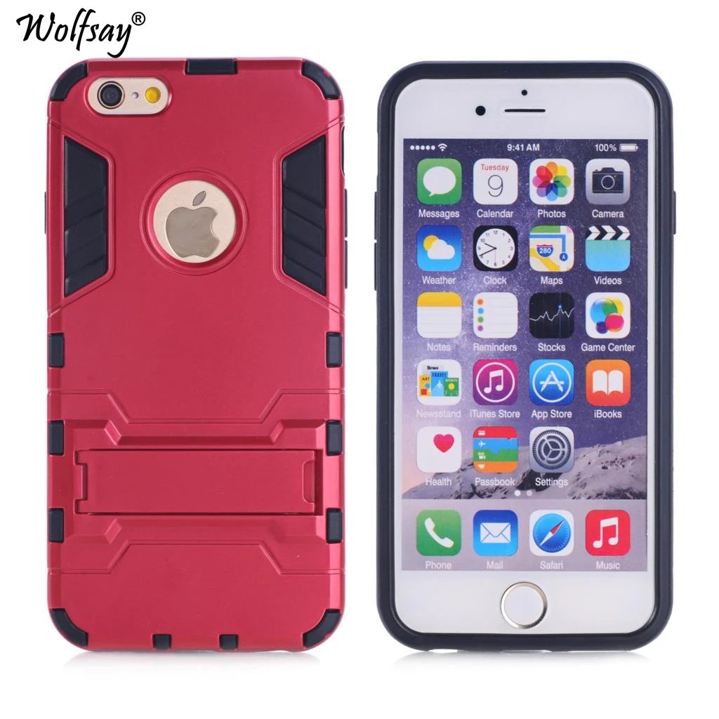 Wolfsay Cover For iPhone 5S Case Slim PC Soft Rubber Armor Case For