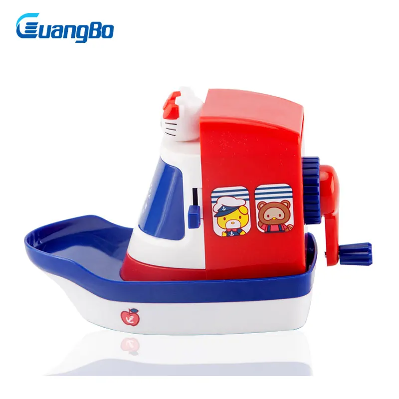 

GUANGBO School Supplies Mechanical Sharpener Students Navy Ship Pencil Cutter Kawaii Stationary Hello Kitty Pencils Sharpener