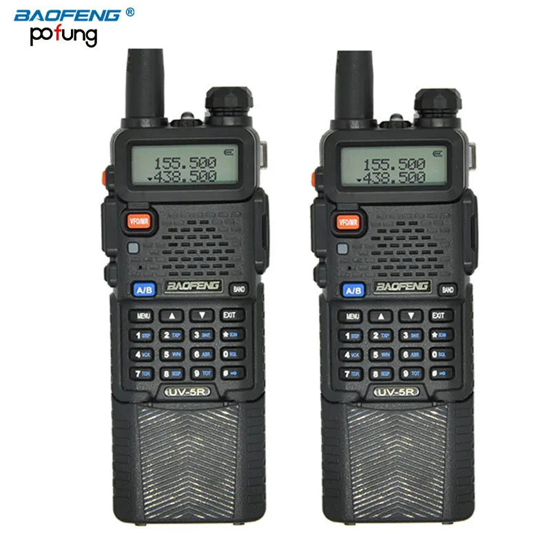 imágenes para 2 unids baofeng uv-5r walkie talkie 3800 mah batería profesional dual band uv5r portátil de dos vías de radio de largo alcance inalámbrico de radio cb imágenes para 2 unids baofeng uv-5r walkie talkie 3800 mah batería profesional dual band uv5r portátil de dos vías de radio de largo alcance inalámbrico de radio cb