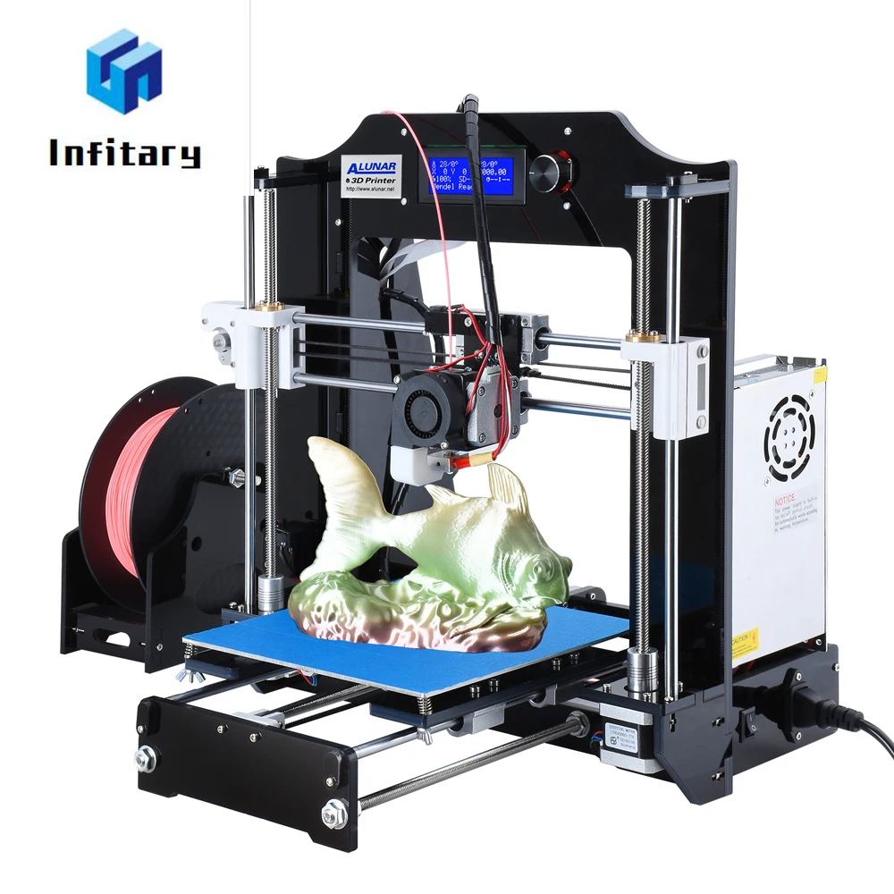 Infitary New Upgraded 3D Printer kits I3 High Precision Large Size 3D