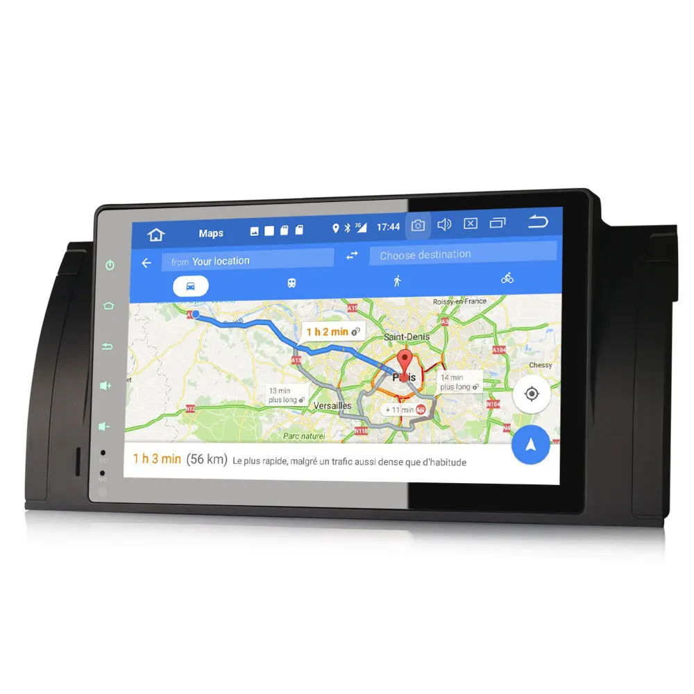 Discount 9" Android 9.0 Pie OS Car Navigation GPS Radio for BMW E39 M5 1999-2003 BMW E39 1995-2003 BMW E38 1994-2001 BMW X5 E53 2000-2007 2