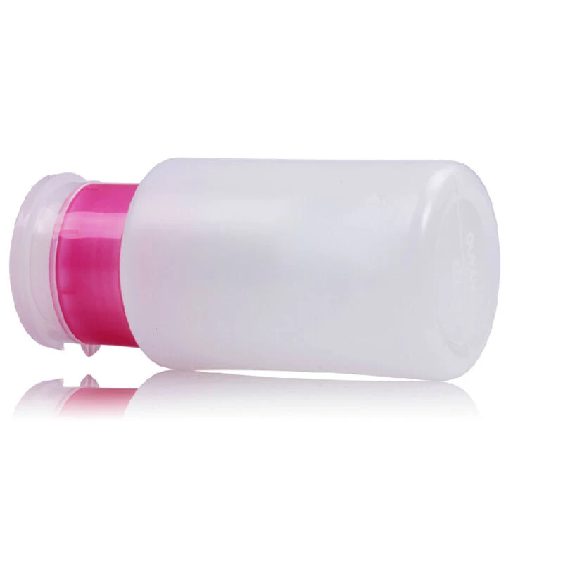 Empty pump dispenser nail polish liquid alcohol remover cleaner bottle nail art tools 1pcs nail art tools