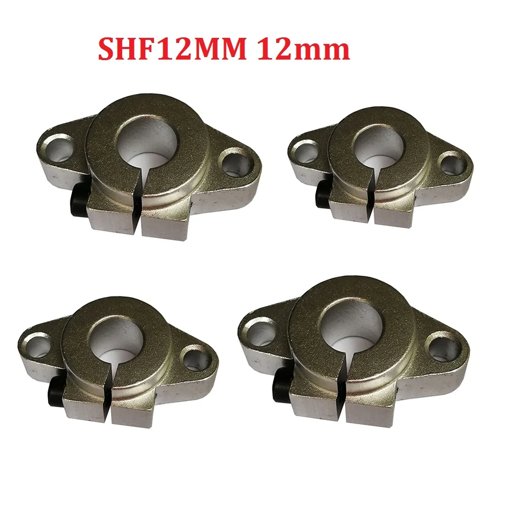 4pcs SHF12 12mm Linear Bearing Shaft Support for rod round shaft support diy XYZ Table CNC Router | Обустройство дома