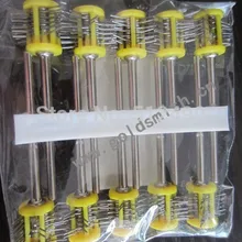 10 шт. желтые матовые Pro-Texturning Кисти Диаметр проволоки: 0,45 мм, ювелирные инструменты, матирующие проволочные щетки