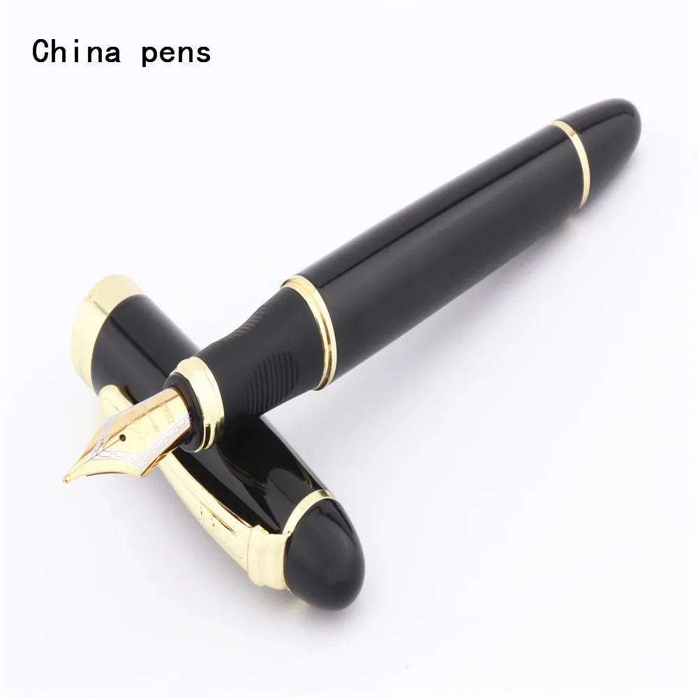 Роскошное Качество Jinhao X450 Бизнес Офис 18KGP перьевая ручка Новые канцелярские принадлежности Школьные принадлежности