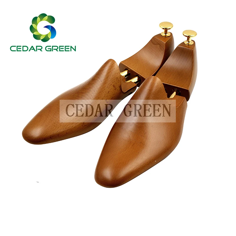 

Men's and Women's Shoe Trees Twin Tube Adjustable Natrual Beech Wood Shoe Tree