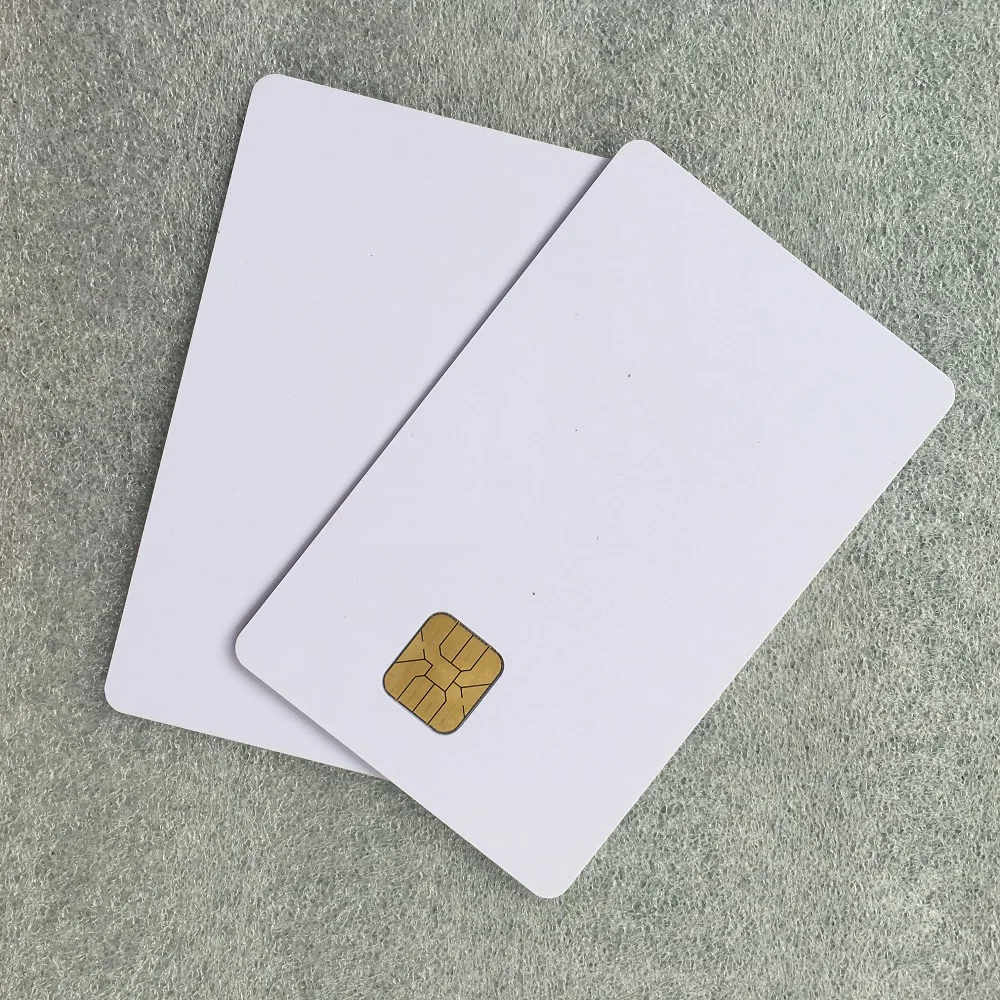 1000 шт. AT24C01 iso7816 1K-bit свяжитесь ПВХ IC карта