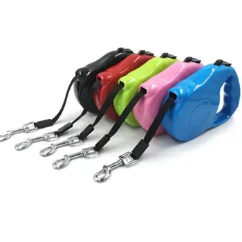 

Retractable Dog Leash Nylon Extending Walking Reflective Leads Running Lead for Small Medium Dogs With Dog Dispenser