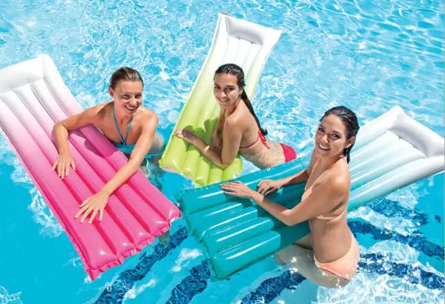 Summer Fun Holiday Play Entertainment Intex 59721 Grant Color Pvc Summer Fun Holiday Play Entertainment Intex 59721 Grant Color Pvc Inflatable Floating Beach Mat 183cm Air