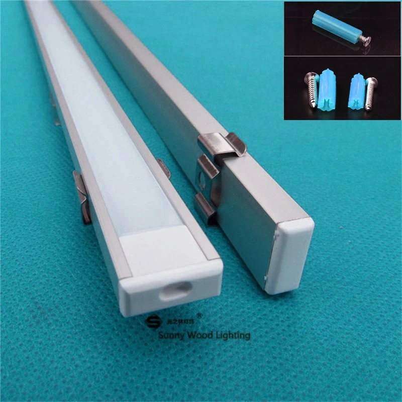 

5-30pcs/lot 40inch 1m led bar light housing , led aluminium profile matte clear cover,alu channel for 3528,5050,5630 strip