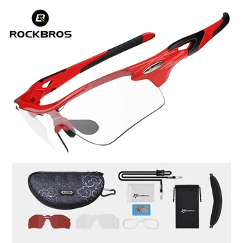 

ROCKBROS Sport Photochromic Polarized Glasses Cycling Eyewear Bicycle Glass MTB Bike Bicycle Riding Fishing Cycling Sunglasses