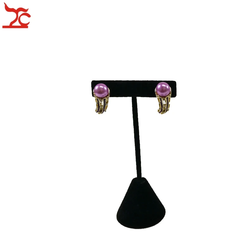 1 шт. Вельветовая витрина для ювелирных изделий|black velvet jewelry display|holder earringsjewelry display |