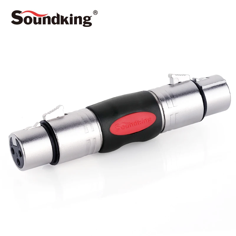 

Soundking high quality XLR Female To Female stereo Jack Connector suit for the connection of Speaker and Amplifier hot sale C44