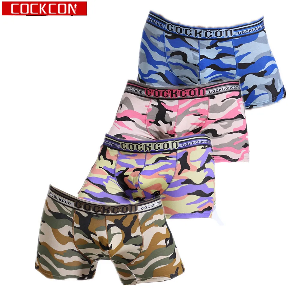 4 PACKmale underwear shorts gay boxer underpants male short boxer