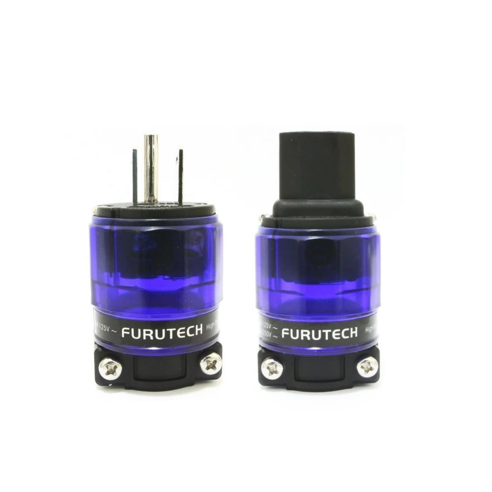

FURUTECH Power plug Rhodium MATIHUR hi end FI-11M-N1 + FI-11-N1 (R) AC US IEC 15A/125V/