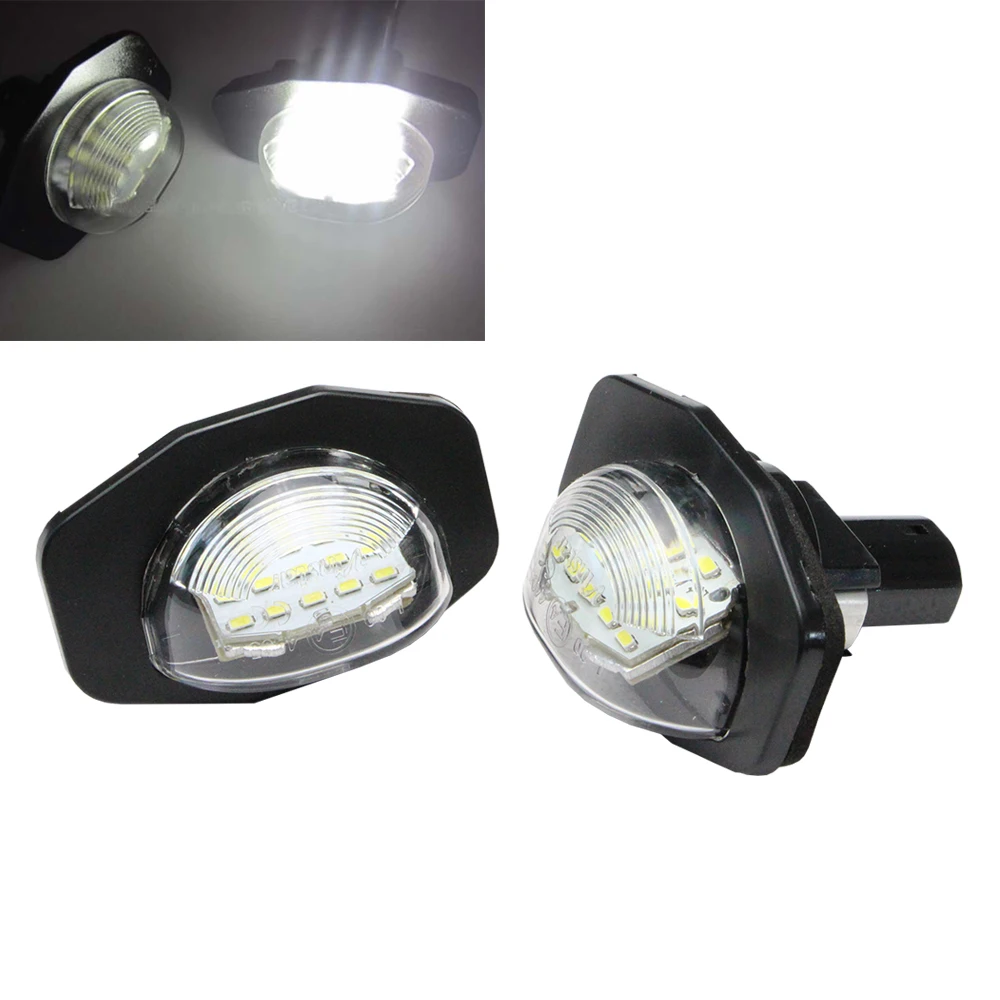 

2016 18SMD LED License Plate Light Lamp for Toyota Alphard Vellfire Auris Blade Corolla Sienna Wish ist Urban Cruiser auto led