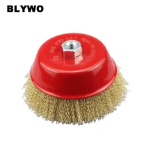 150 мм щетка зачистная медная щетка зачистная 6 дюймов с M14X2 нить беседка удаляющая ржавчину, Краски и полировки