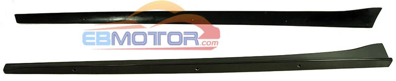 3D Style Real Carbon Fiber Side Skirts 2 Pcs For BMW F06 640i   650i M6 Grand Coupe M-Sport package 2013UP