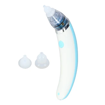 

2 In 1 Electric Infant Nasal Aspirator Blackhead Remover Machine Dual-Use 5 Levels Soft Silicone Nozzle Infant Nasal Aspirator
