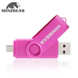 Miniseas Usb флеш-накопитель OTG 64 ГБ 32 ГБ Smart usb-накопитель, Флэшка 8 Гб внешний накопитель флеш-накопитель micro usb memory stick Flash Drive