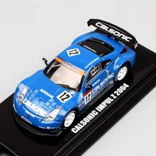 1: 64 Японии с дистанционным управлением Kyosho JGTC 2004 № 22 Motul Pitwork Z Nissan Fairlady NISMO#12 Calsonic импульс гоночный супер GT автомобиль литья под давлением Модель игрушечных автомобилей