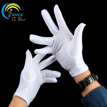 

5pair / White gloves gloves performing magic props Adults Children Christmas Halloween dress gloves for men and women