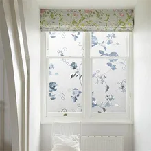 Серебряный пион цветок ПВХ водонепроницаемые оконные пленки крышка без клея 3D статические декоративные приватность наклейка на оконное стекло 90*200 см